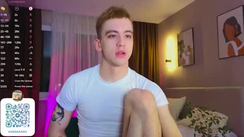 Snapshot of adampolerno chatting on January 7, 6:03 pm Hi Im Adam Glad to see u here 3 And its my first day online show from January 7, 6:03 pm