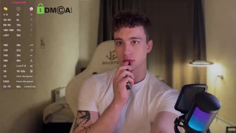 Snapshot of adampolerno chatting on October 16, 12:57 pm Hi Im Adam Glad to see u here 3 And its my first day online show from October 16, 12:57 pm