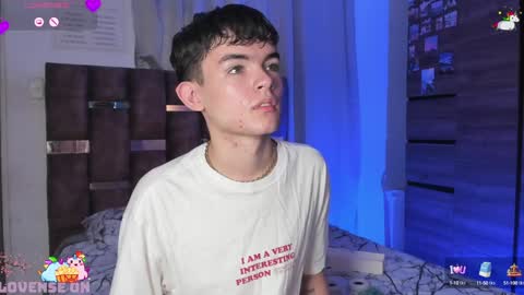 Snapshot of angelocute_ chatting on January 15, 2:24 pm Angelo I work from home this is my room  online show from January 15, 2:24 pm