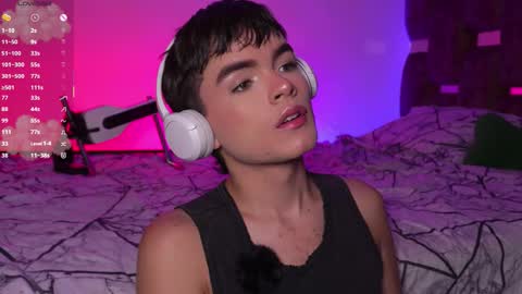 Snapshot of angelocute_ chatting on October 18, 9:36 am Angelo I work from home this is my room  online show from October 18, 9:36 am