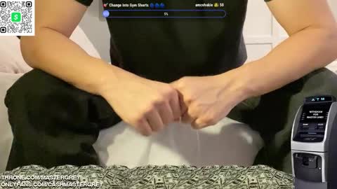 Snapshot of cashmastergrey chatting on February 8, 5:29 am Master Grey online show from February 8, 5:29 am