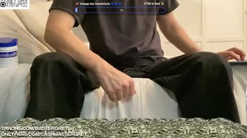 Snapshot of cashmastergrey chatting on February 26, 5:42 am Master Grey online show from February 26, 5:42 am