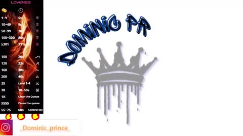 Snapshot of dominicprince chatting on October 23, 10:19 am DOMINIC PRINCE   online show from October 23, 10:19 am