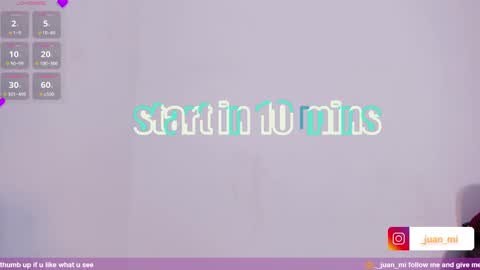 Juan Miguel online show from October 15, 10:01 am