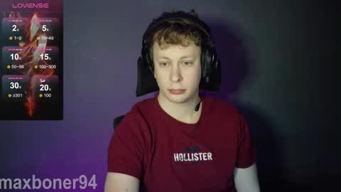 maxboner94 online show from March 1, 7:24 pm