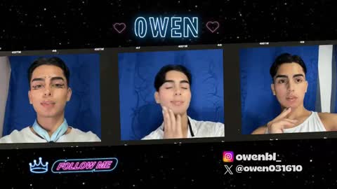 Snapshot of owenblue__ chatting on October 1, 1:20 am Owen  Independent model  online show from October 1, 1:20 am