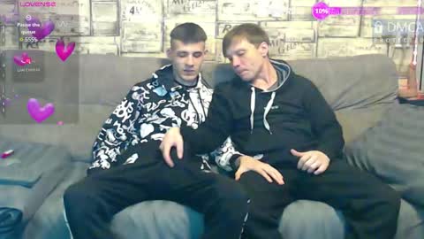 Max tall dark-haired guy with tattoos and Phil blond-haired online show from March 13, 1:02 am