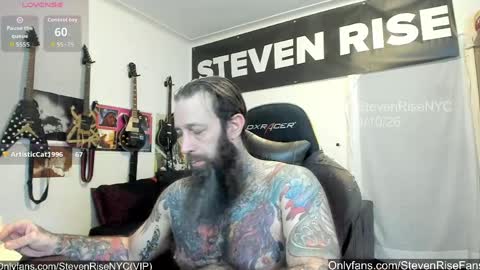 StevenRiseNYC online show from April 10, 12:12 pm