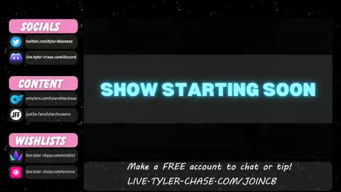 Tyler Chase online show from March 19, 11:08 pm