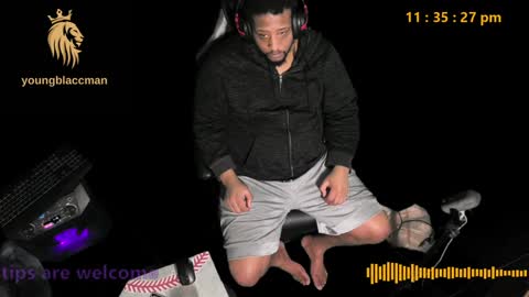 younblaccman6969 online show from January 7, 5:35 am