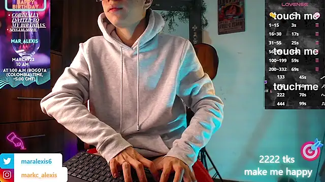 marckalexis online show from March 12, 1:58 am