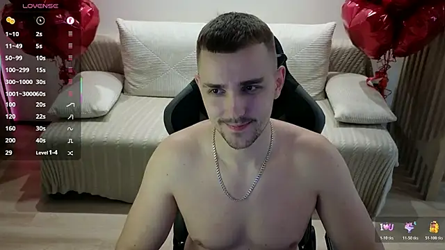 Larstar01 online show from November 5, 12:01 am