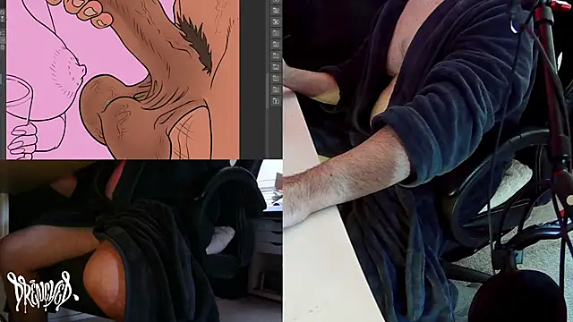 Snapshot of DrenchedArt chatting on February 26, 7:14 pm DrenchedArt online show from February 26, 7:14 pm