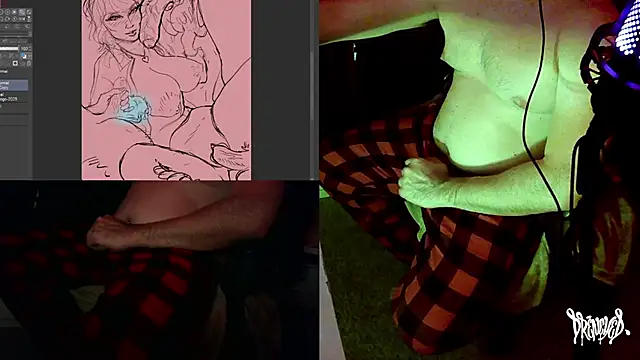 Snapshot of DrenchedArt chatting on October 31, 1:40 am DrenchedArt online show from October 31, 1:40 am