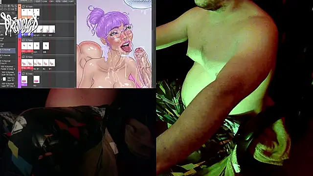 Snapshot of DrenchedArt chatting on October 4, 5:01 am DrenchedArt online show from October 4, 5:01 am