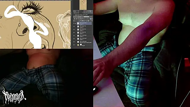 Snapshot of DrenchedArt chatting on December 3, 7:41 am DrenchedArt online show from December 3, 7:41 am