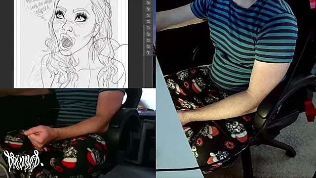 Snapshot of DrenchedArt chatting on December 19, 4:46 pm DrenchedArt online show from December 19, 4:46 pm