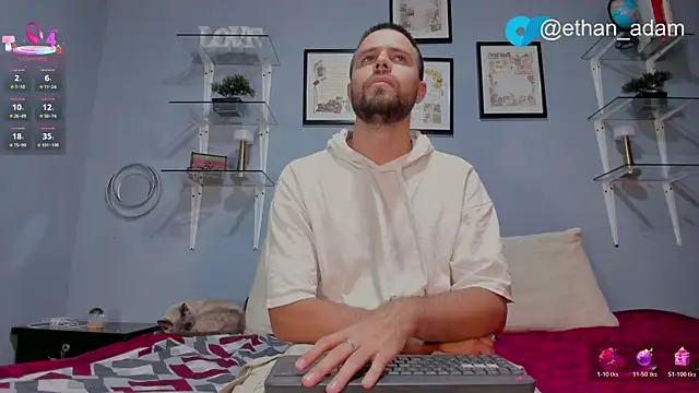 ETHAN ADAM online show from January 10, 2:28 am