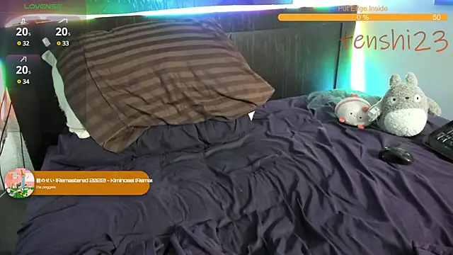 tenshi23strip online show from January 25, 3:30 pm