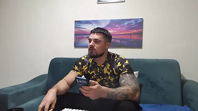 Tiberius hunk online show from December 17, 6:58 pm