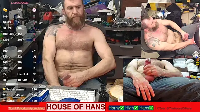 HouseOfHans online show from February 9, 9:41 pm