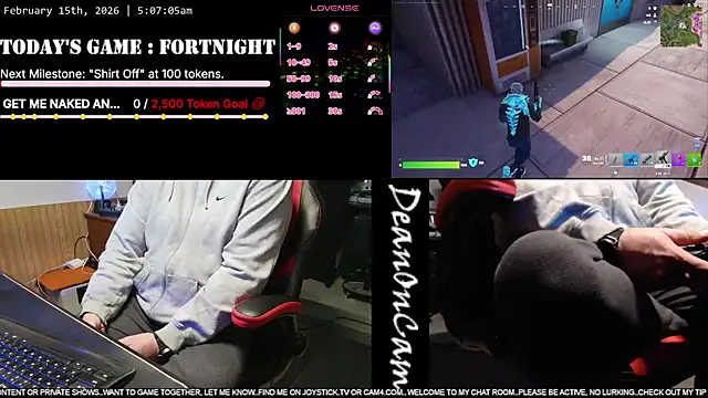 DeanonCam online show from February 15, 11:07 am